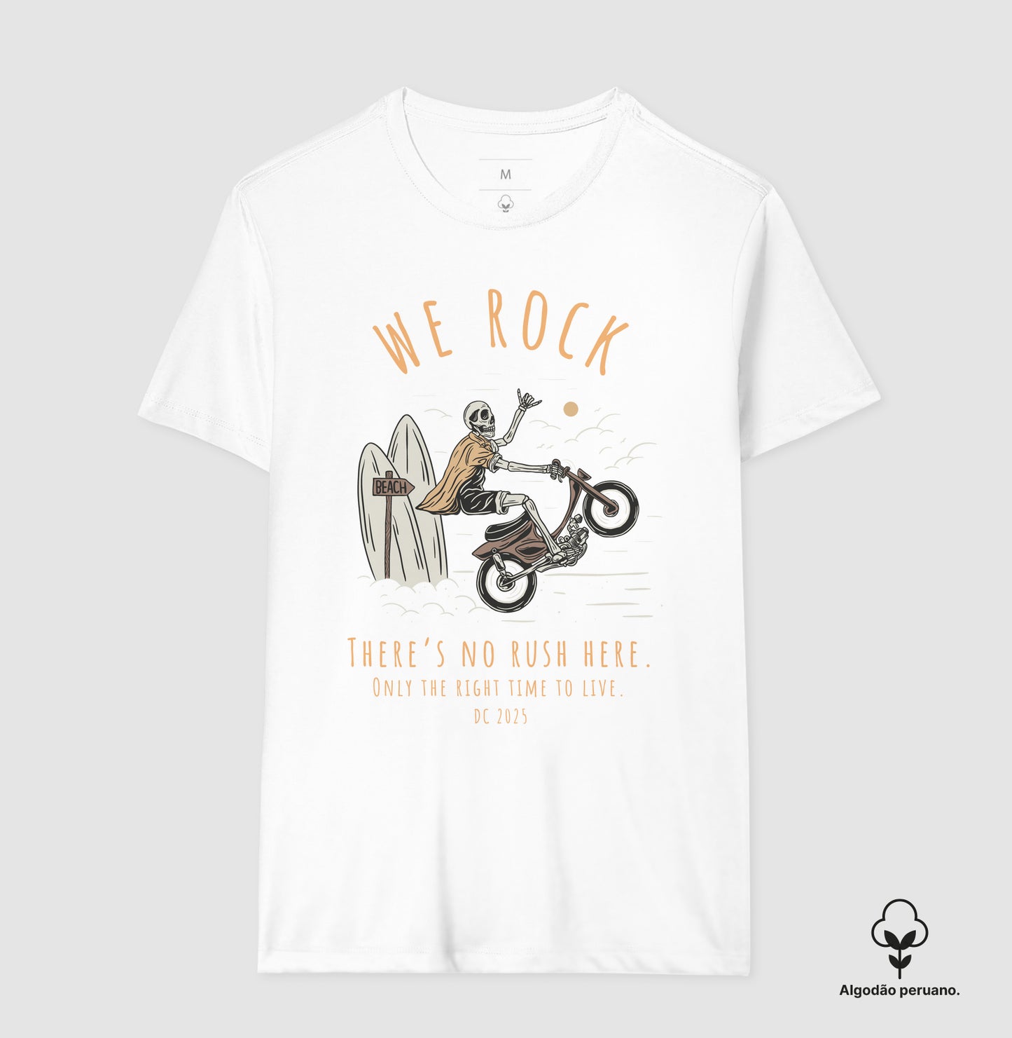 camiseta algodão peruano werock rush feminina