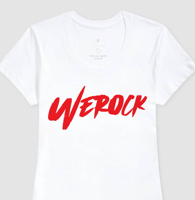 camiseta werock logow feminina