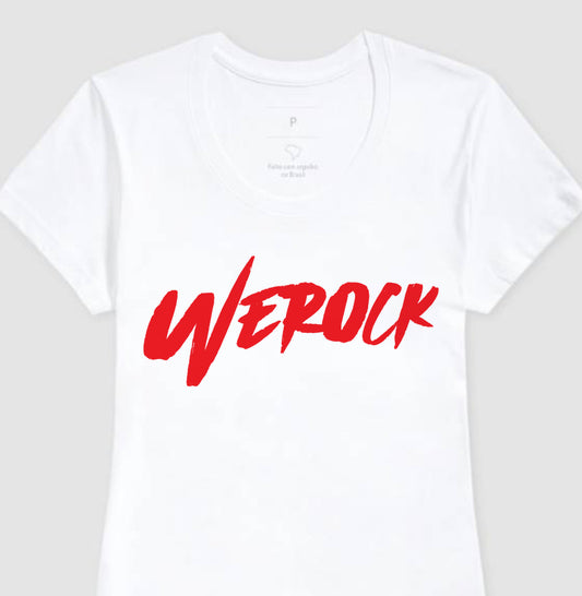 camiseta werock logow feminina