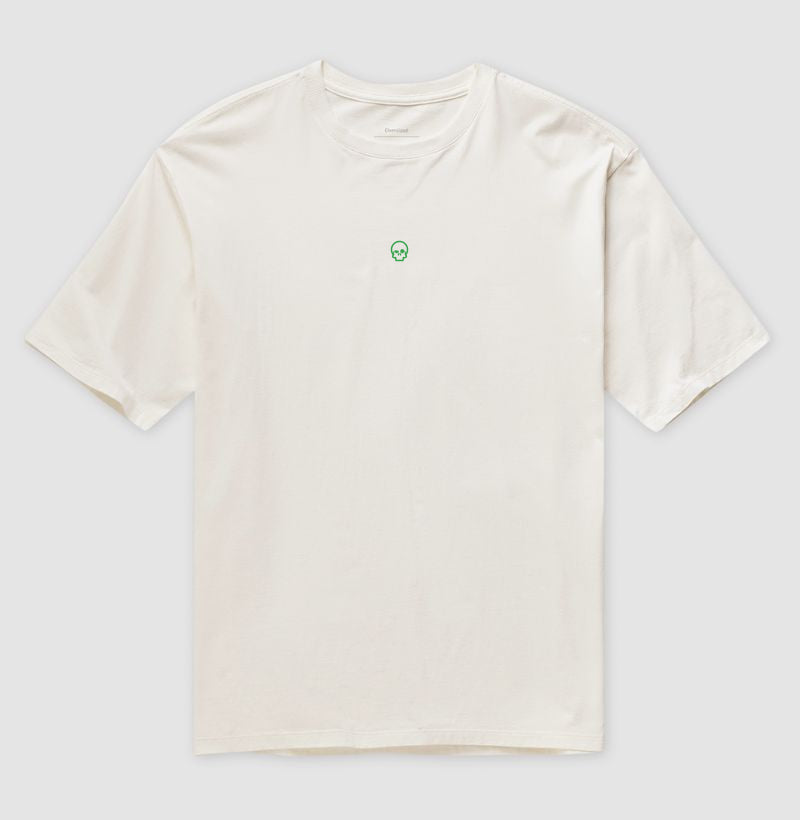 oversized werock skull logo green