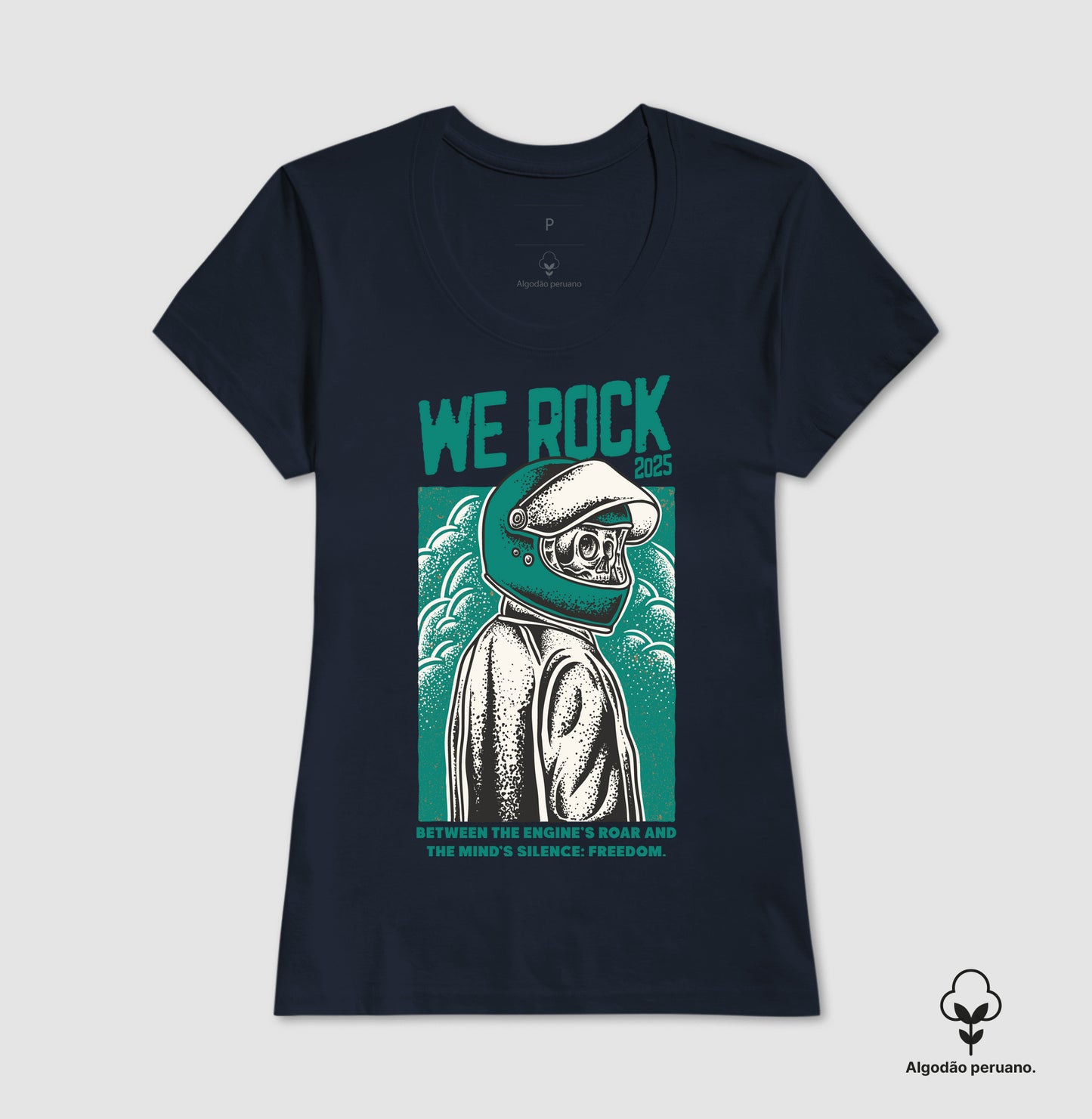 camiseta algodão peruano werock trip feminina