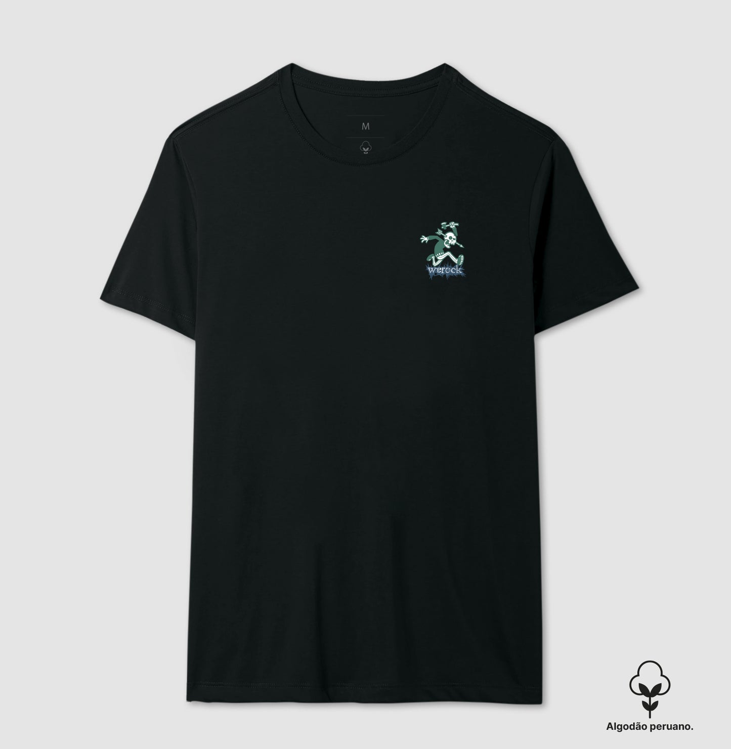 camiseta algodão peruano werock indian masculina