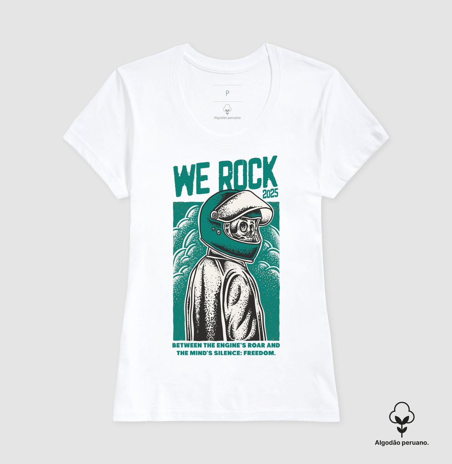 camiseta algodão peruano werock trip feminina