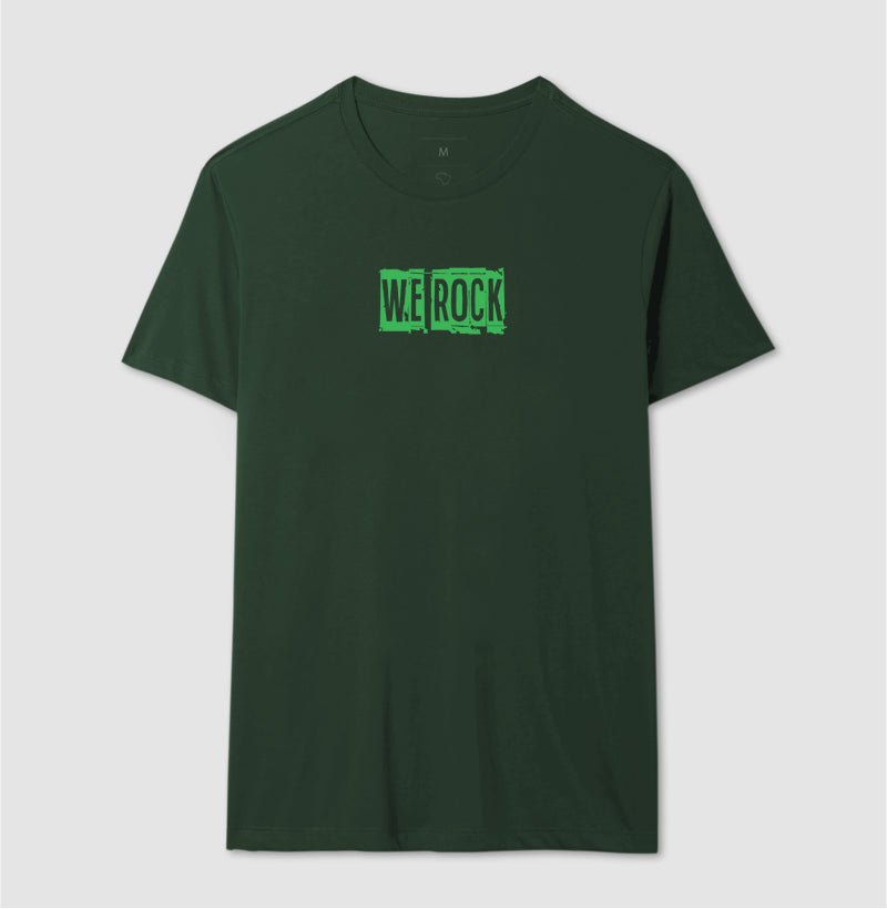 camiseta werock logo journal masculina