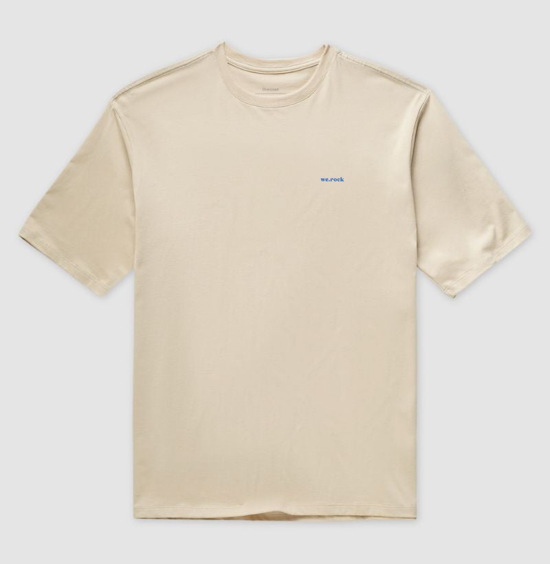 oversized werock logo simple blue