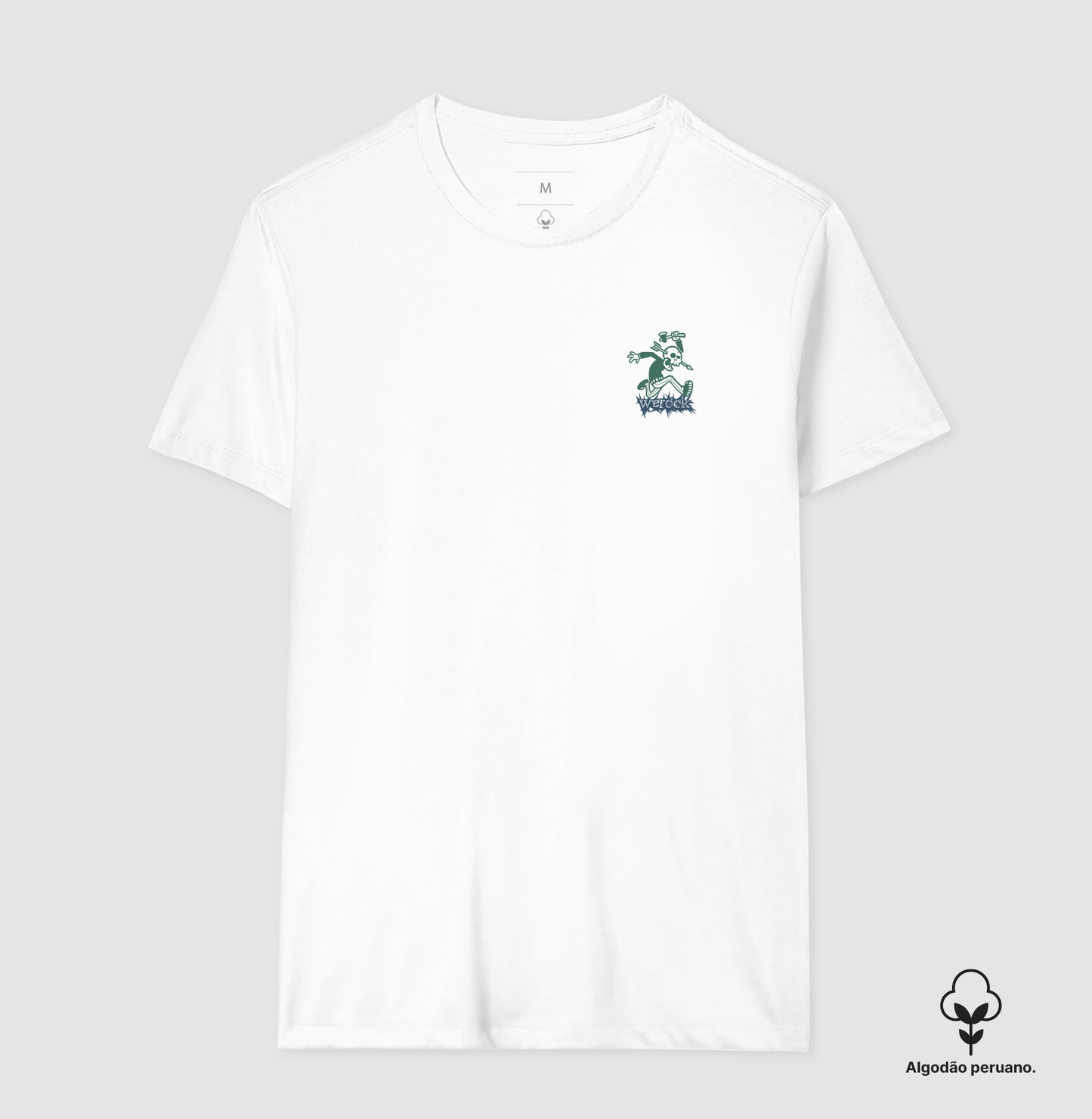 camiseta algodão peruano werock indian masculina