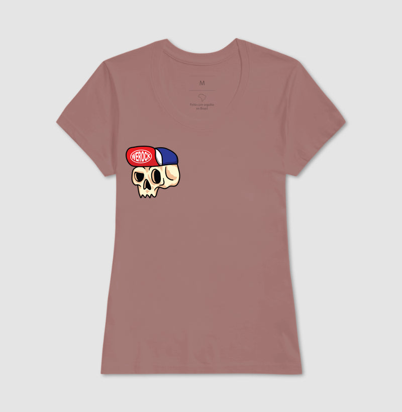camiseta werock cap feminina
