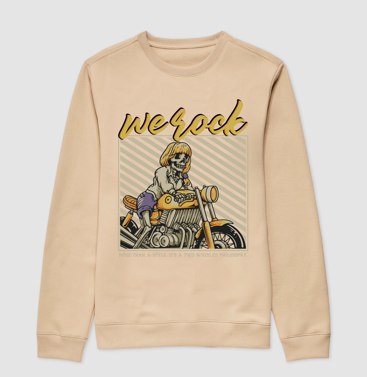suéter werock girl motorcycle