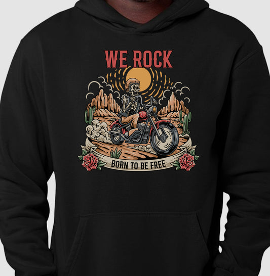 moletom werock born motorcycle