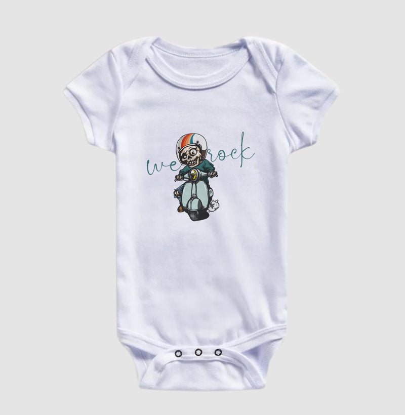 body infantil werock vespa skull