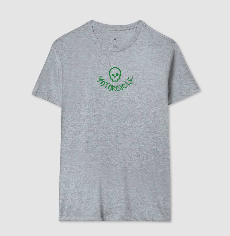camiseta werock motorcycle logo masculina