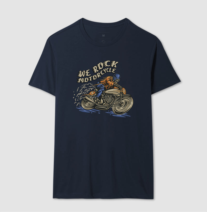 camiseta werock motorcycle masculina