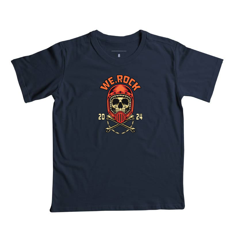 camiseta infantil werock motorcycle tool
