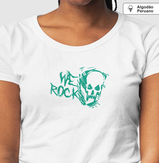 camiseta algodão peruano werock ghost feminina