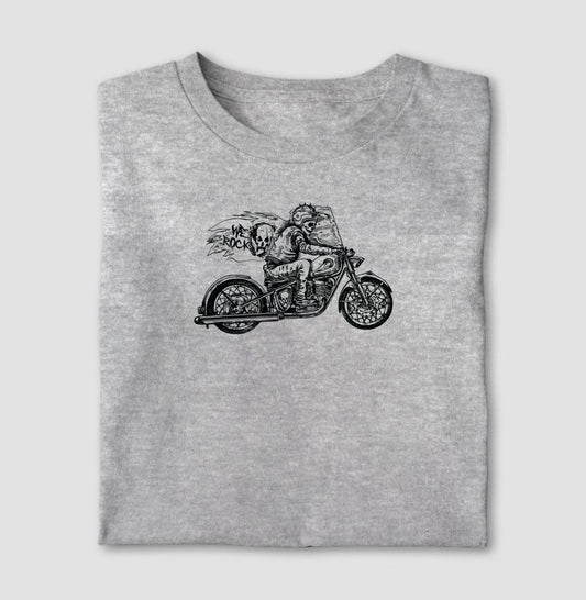 camiseta werock motorcycle ghost masculina