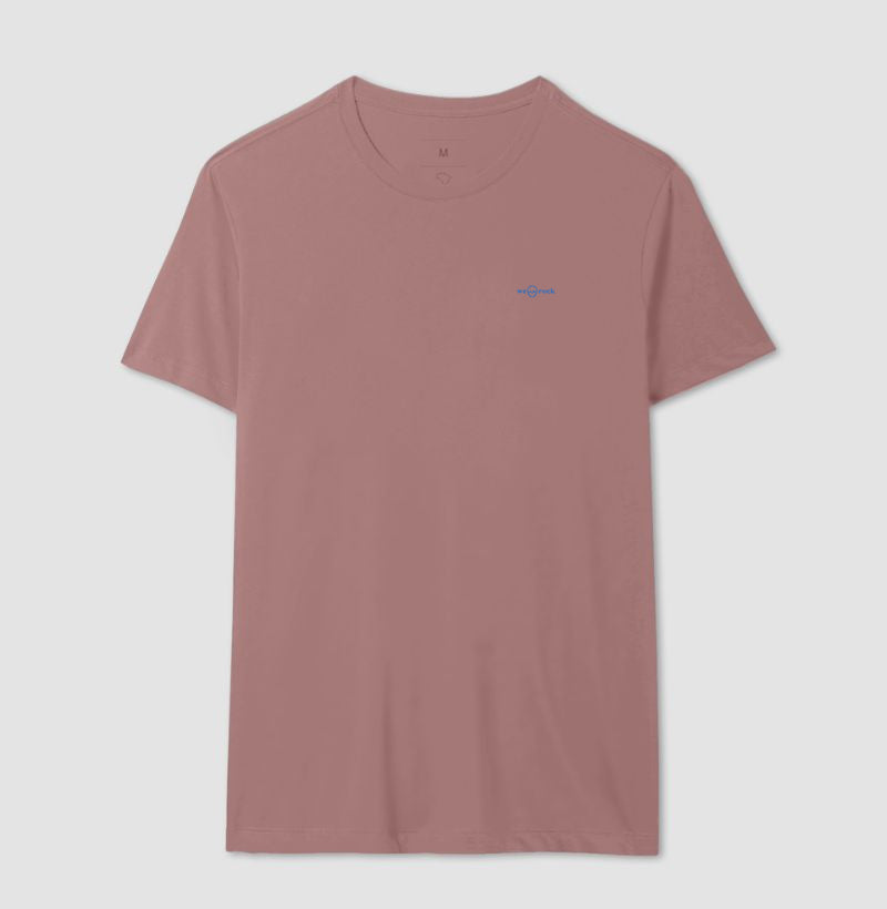 camiseta basic werock logo blue masculina