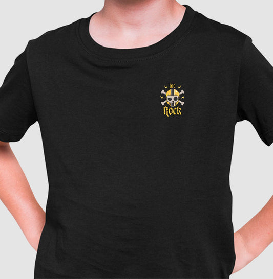 camiseta infantil werock motorcycle skull