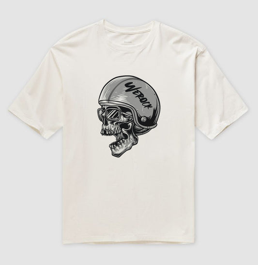 oversized werock motorcycle helmet skull