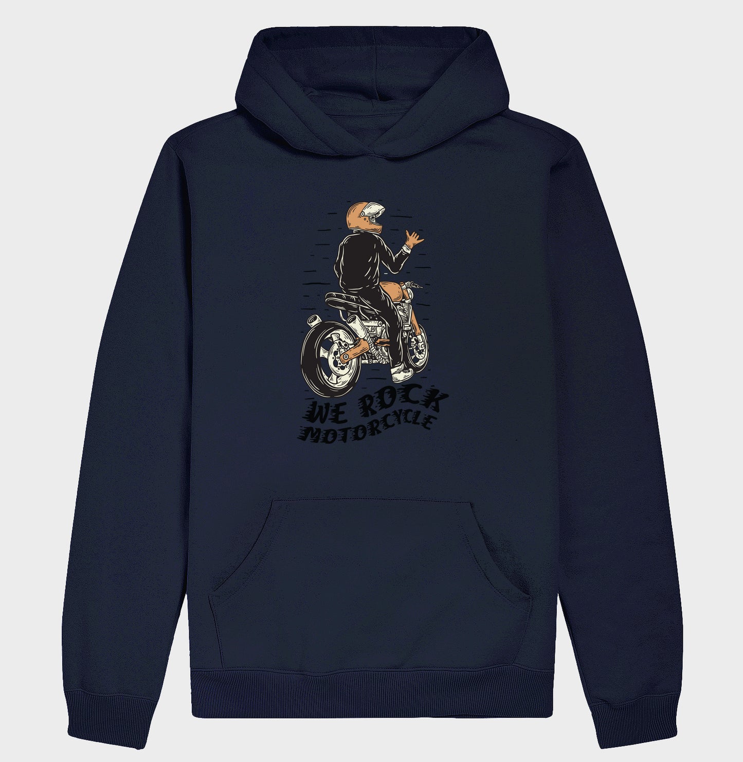 moletom werock motorcycle hang loose