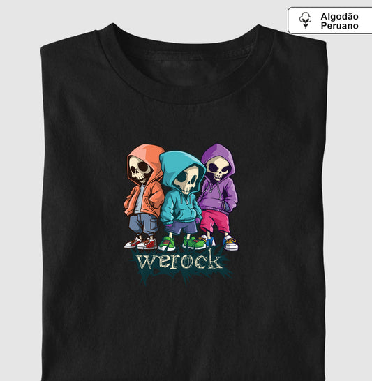 camiseta algodão peruano werock brothers masculina