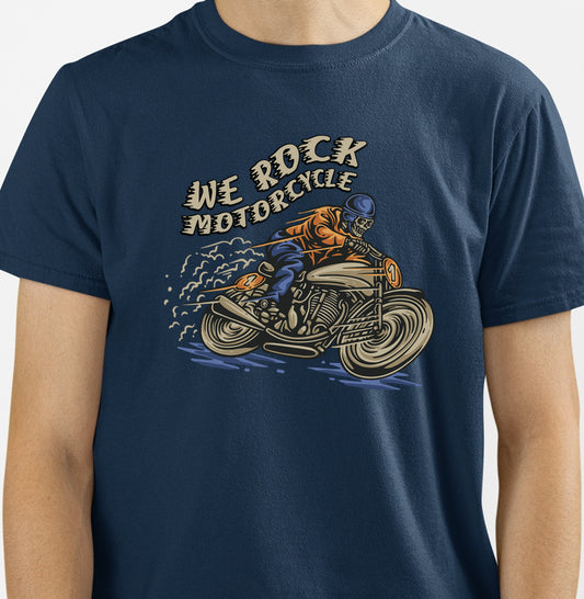 camiseta werock motorcycle masculina