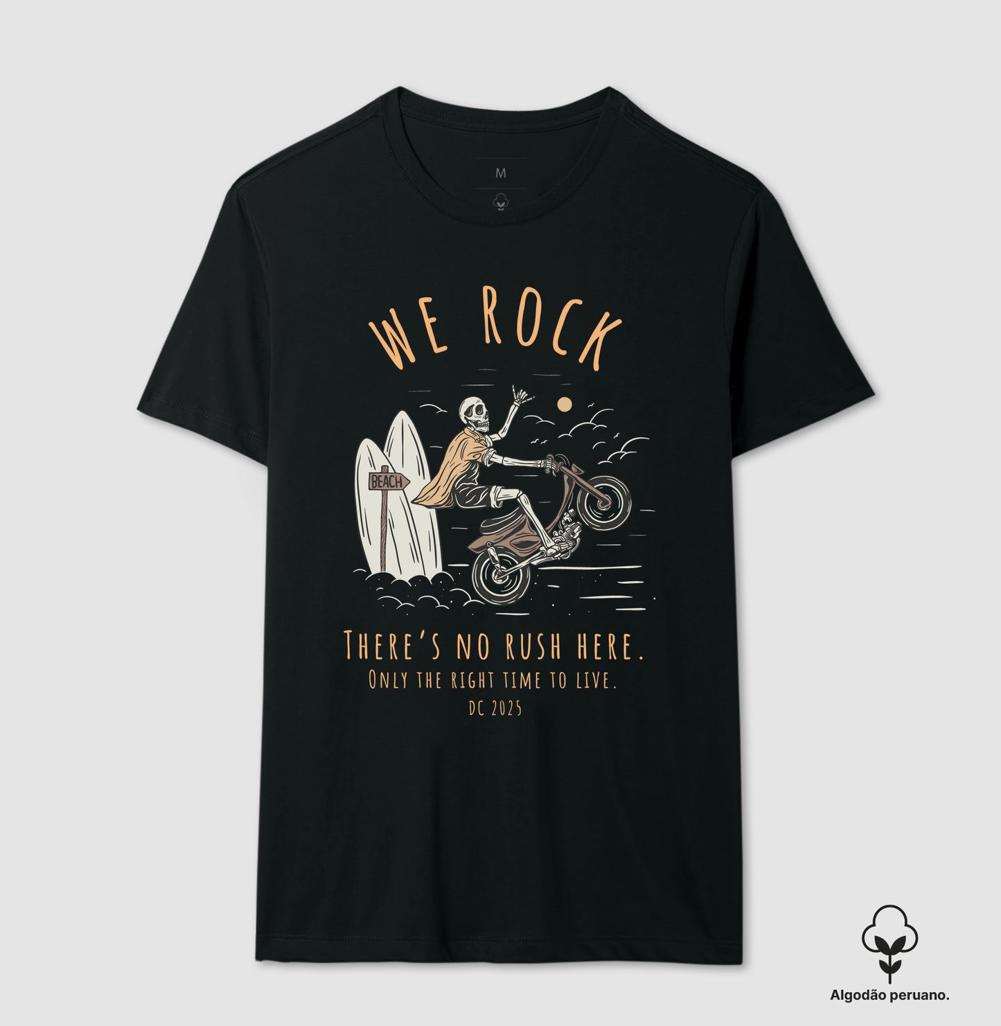 camiseta algodão peruano werock rush masculina