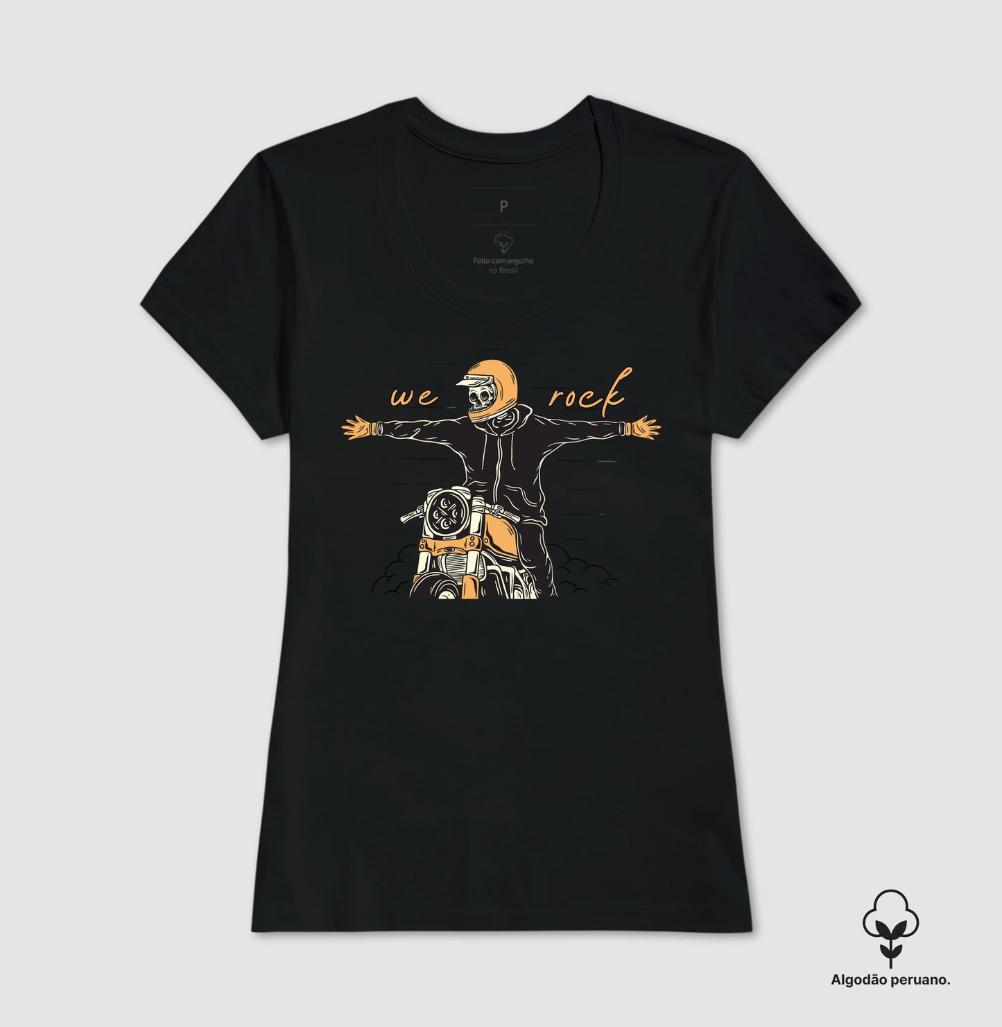 camiseta algodão peruano werock open arms masculina