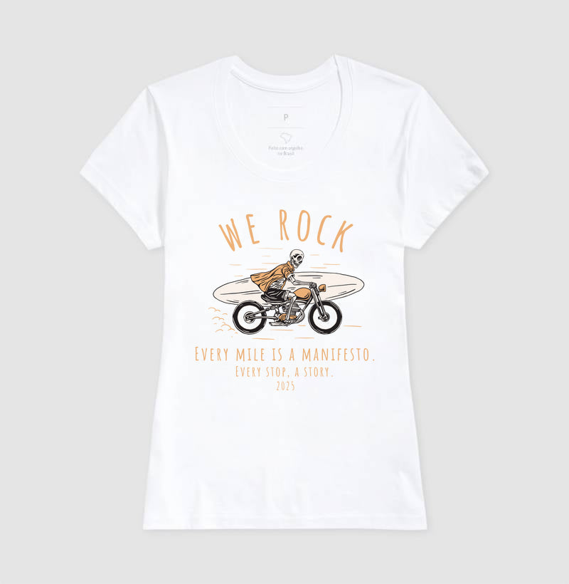 camiseta werock manifesto feminina