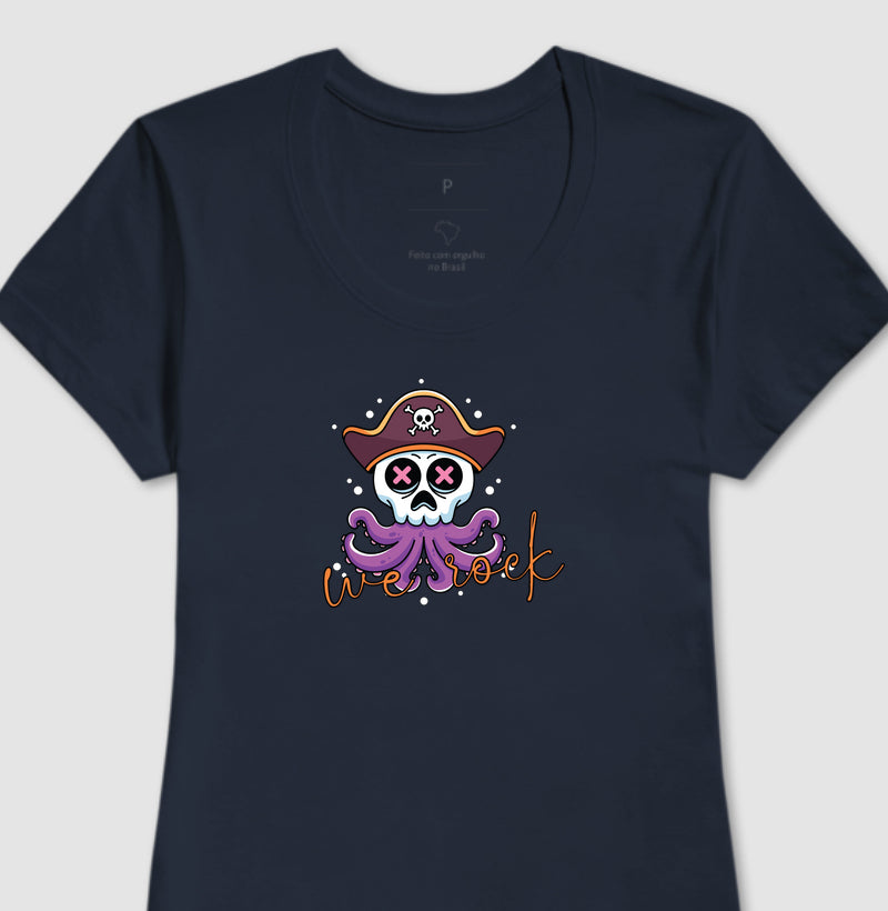 camiseta werock squid feminina