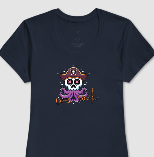 camiseta werock squid feminina
