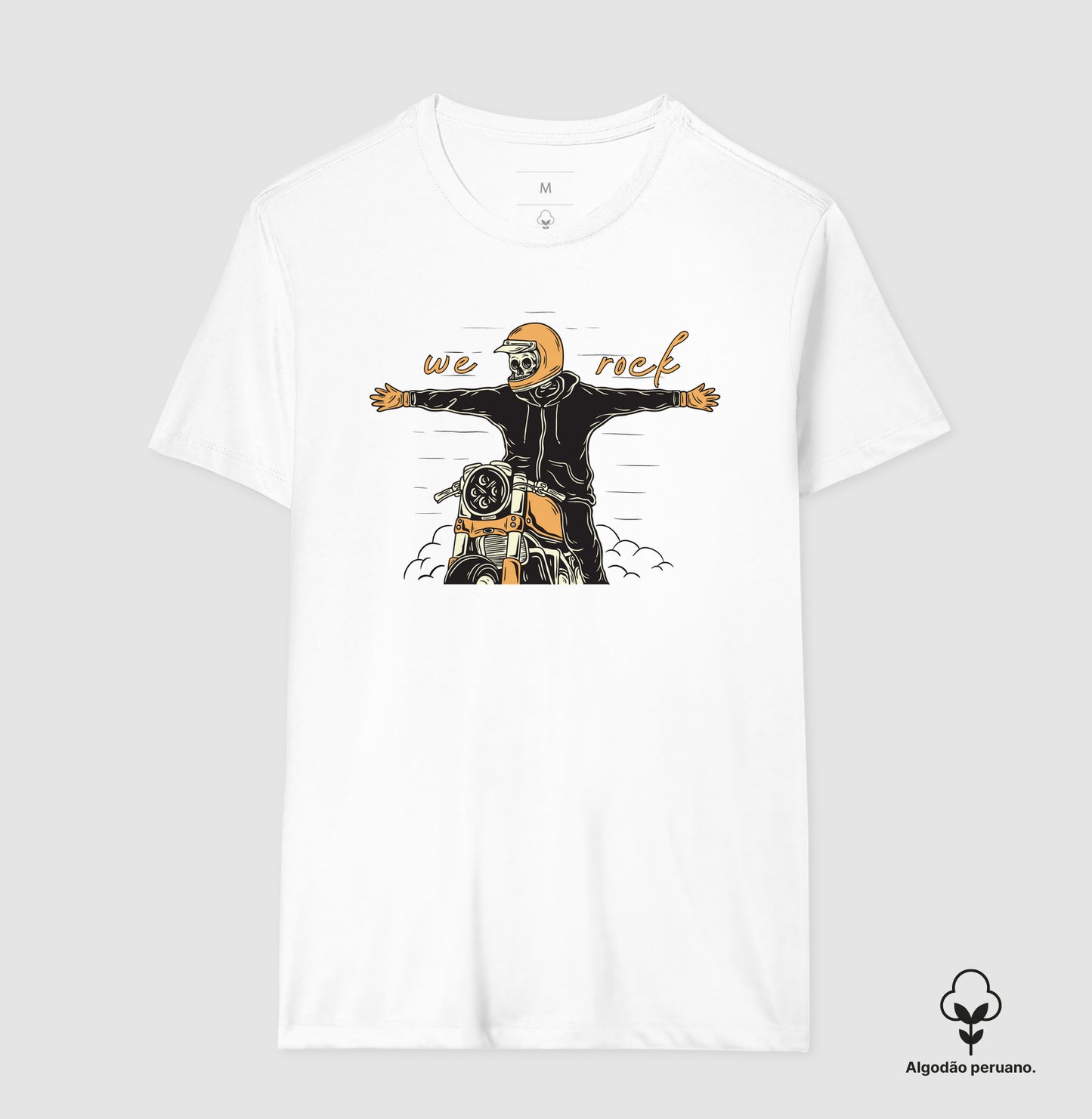 camiseta algodão peruano werock open arms feminina