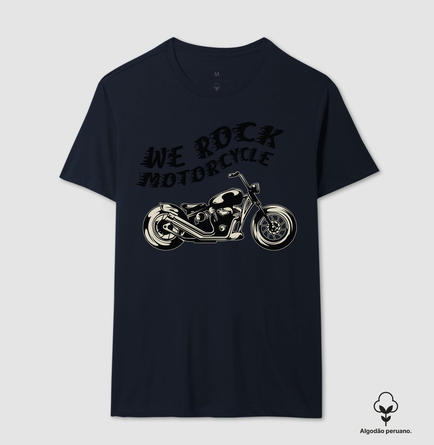 camiseta algodão peruano werock custom motorcycle masculina