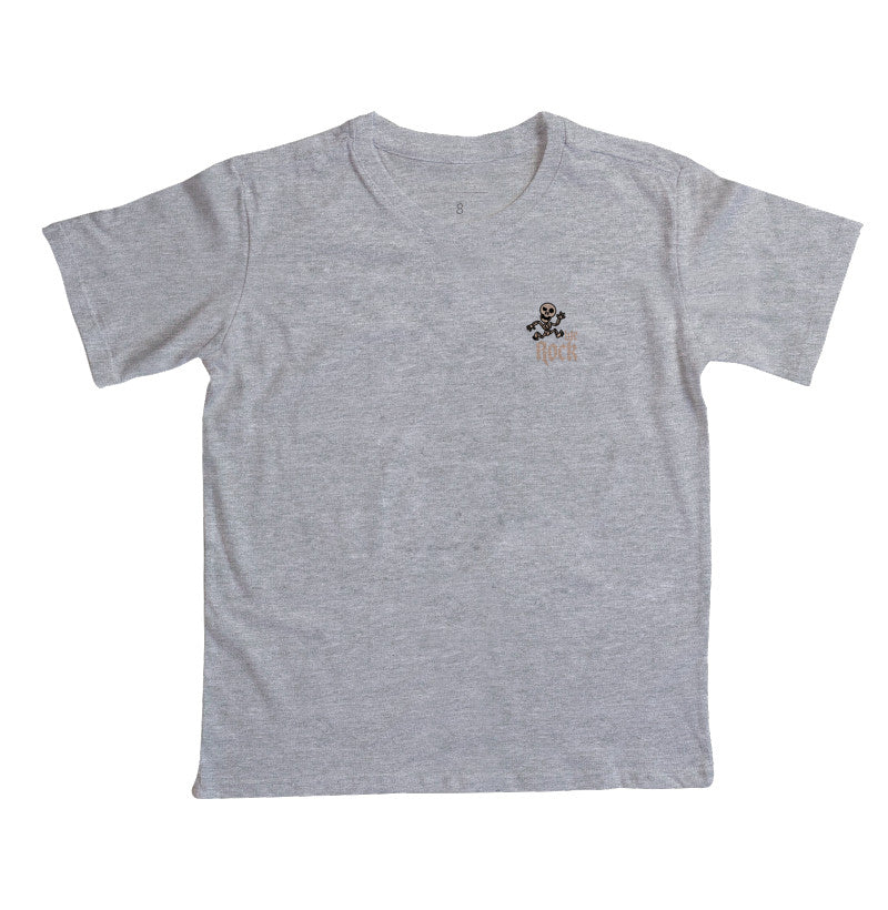 camiseta infantil werock skeleton