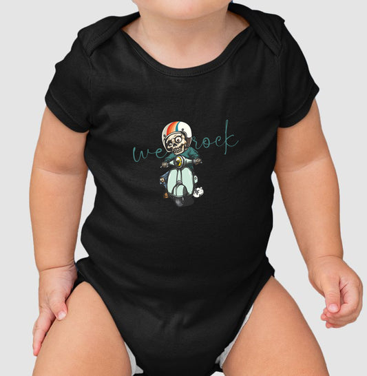 body infantil werock vespa skull