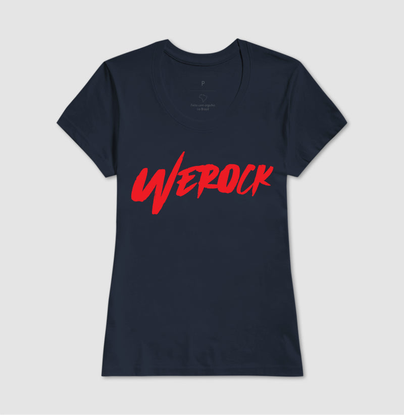 camiseta werock logow feminina