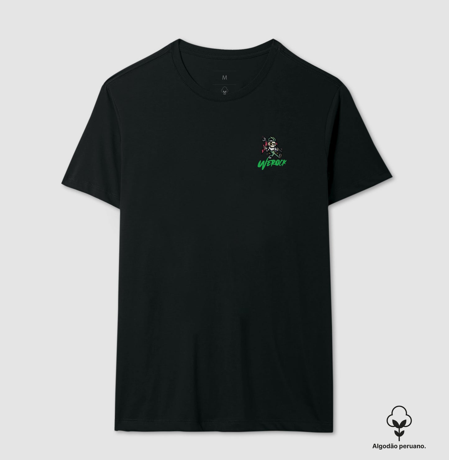 camiseta algodão peruano werock mechanic masculina