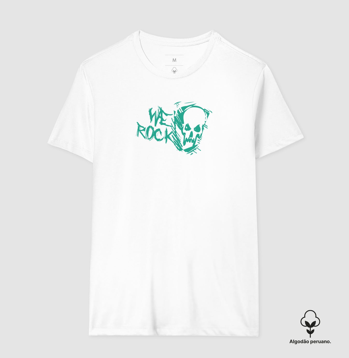 camiseta algodão peruano werock ghost feminina