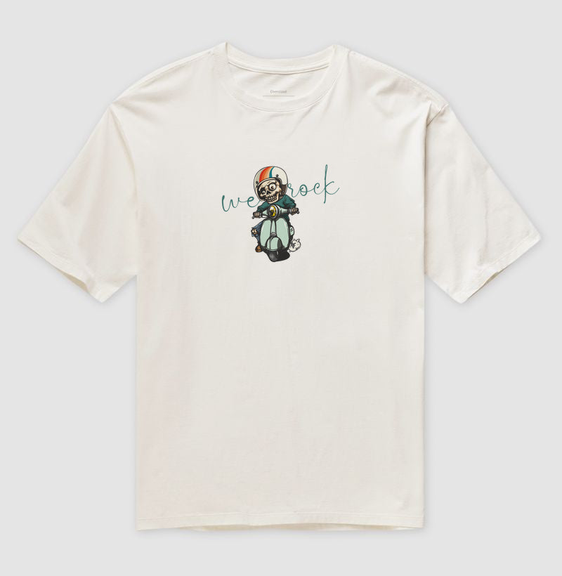 oversized werock vespa skull
