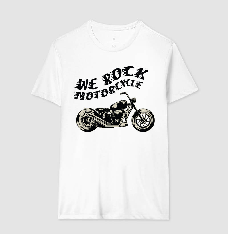 camiseta werock custom motorcycle masculina