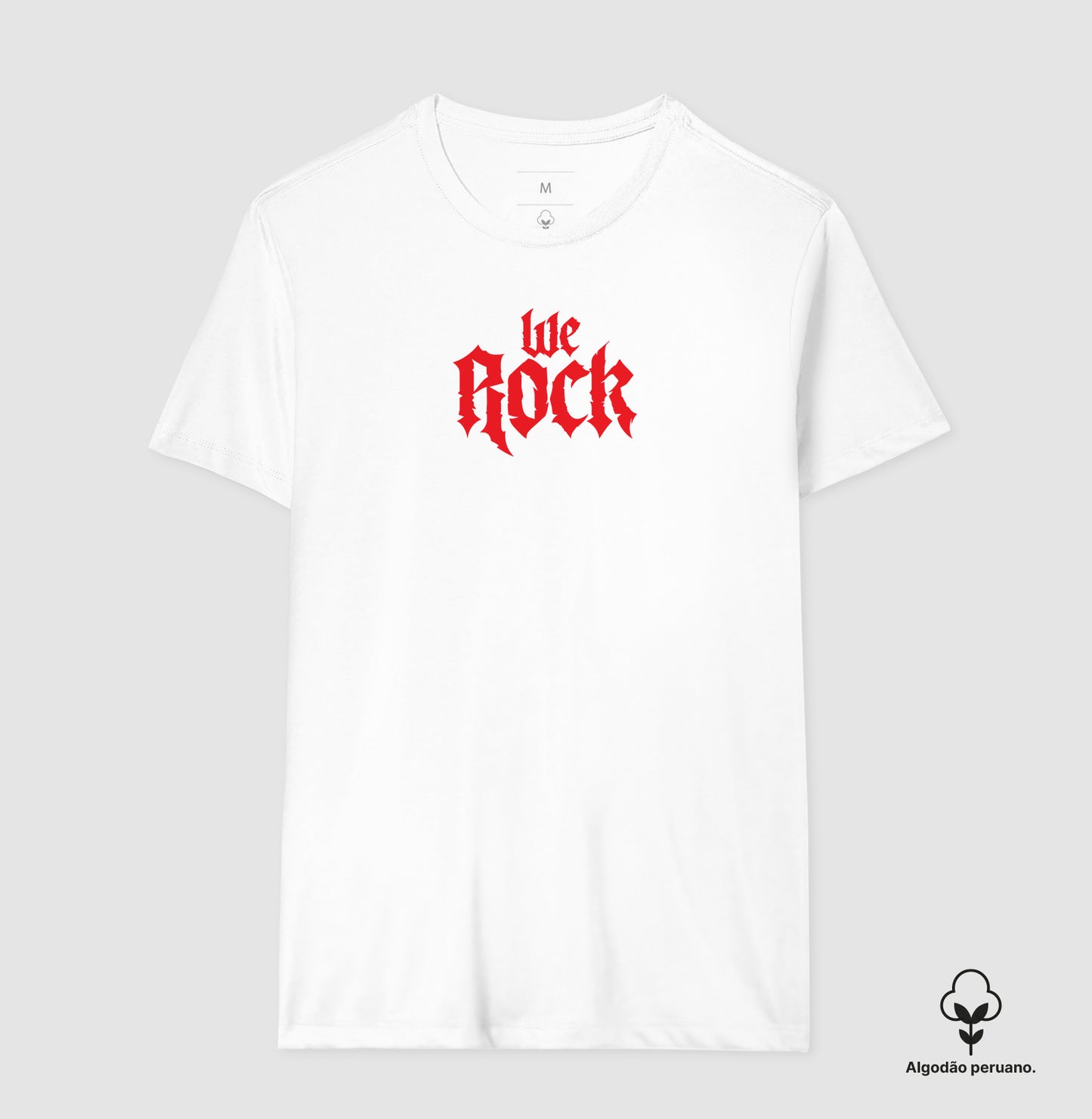 camiseta algodão peruano werock rock masculina