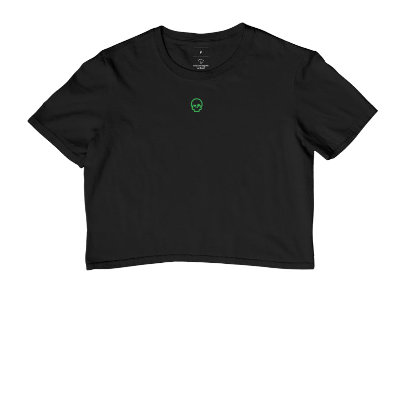 cropped werock skull logo green