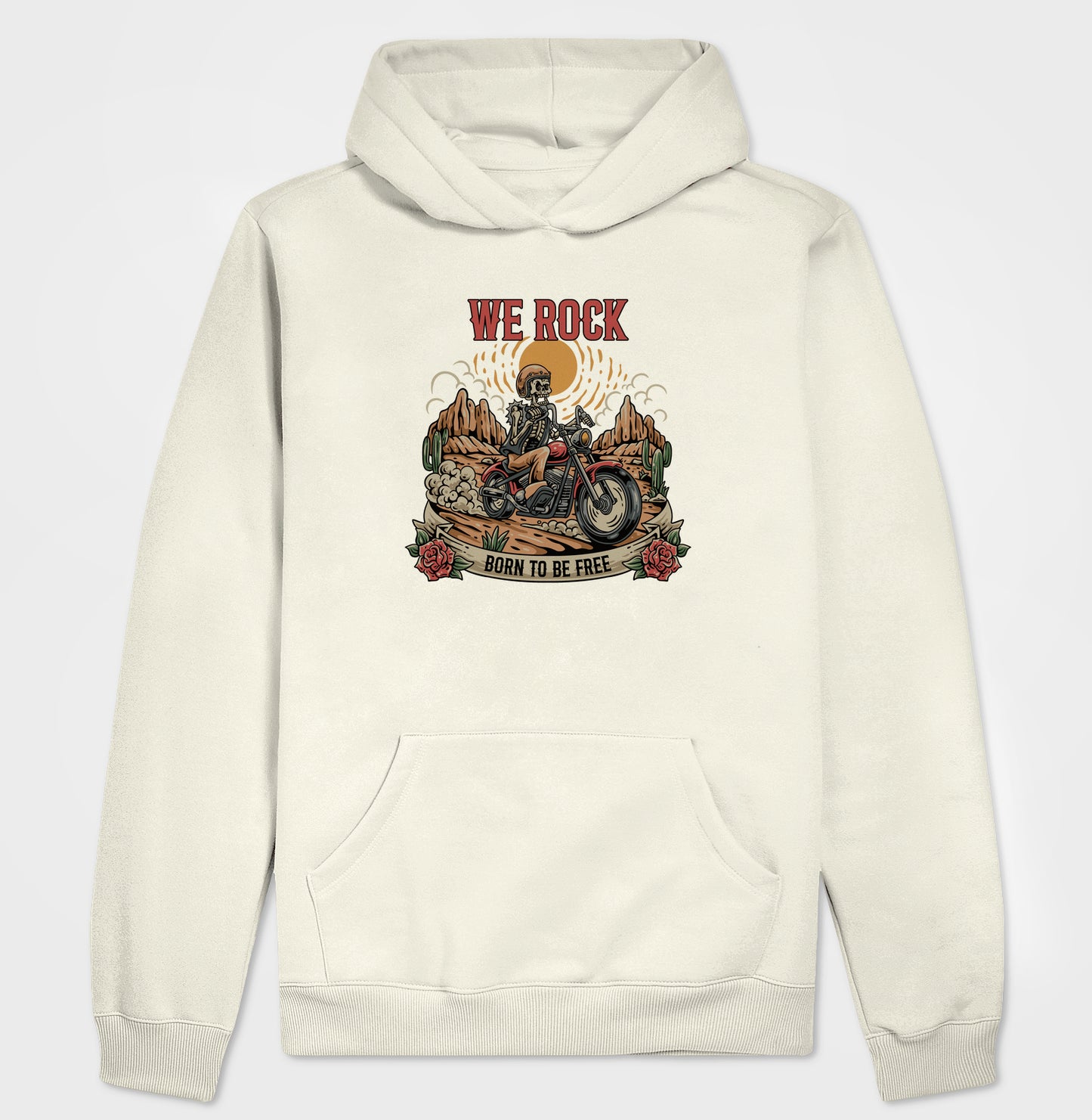 moletom werock born motorcycle