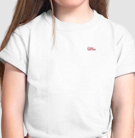 camiseta infantil werock skull red