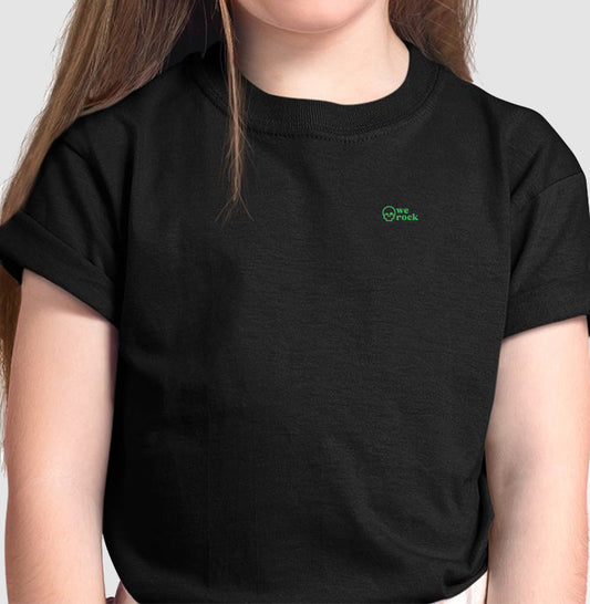 camiseta infantil werock skull green