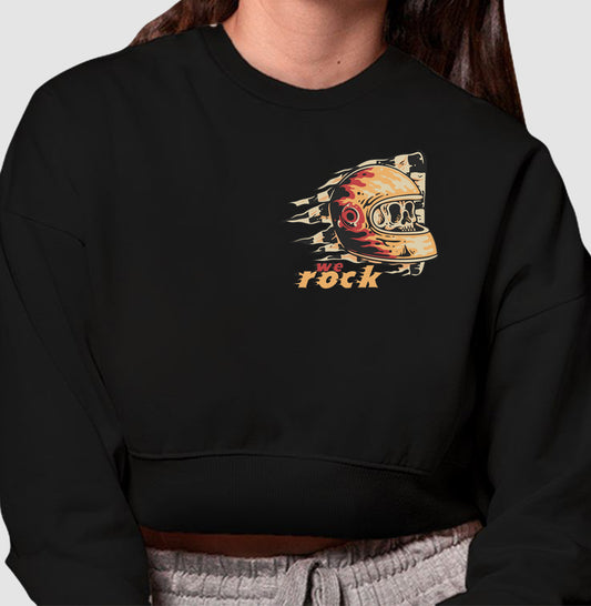 cropped moletom werock helmet racing