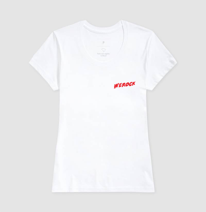 camiseta werock logo move feminina