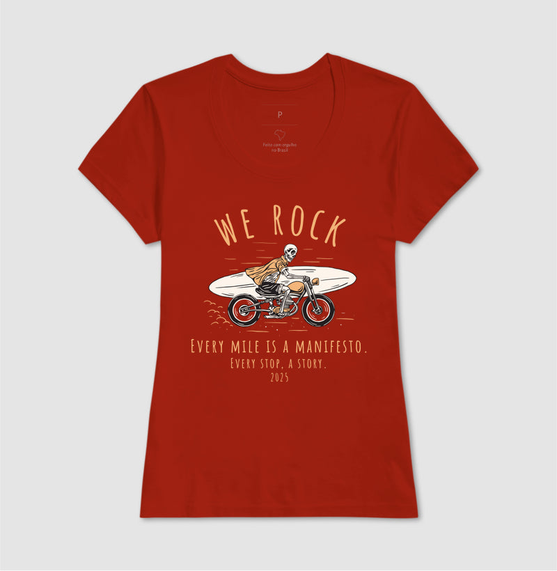 camiseta werock manifesto feminina