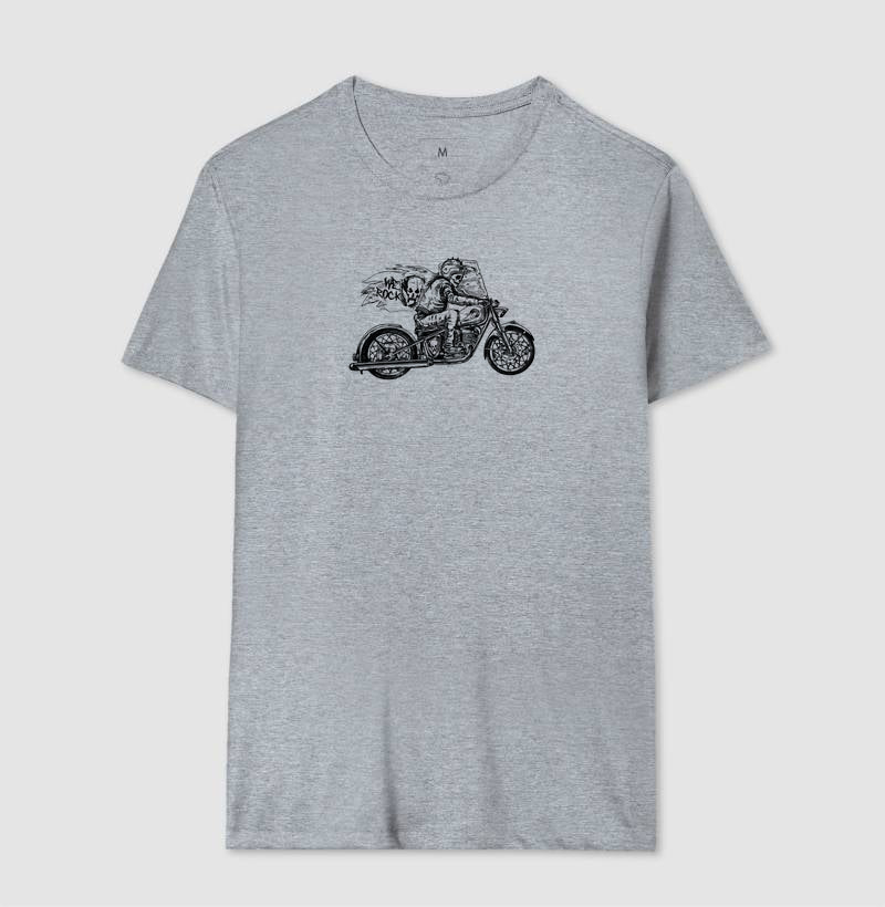 camiseta werock motorcycle ghost masculina