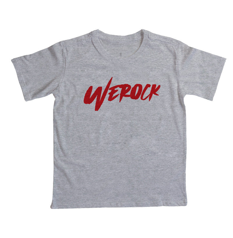 camiseta infantil werock logow