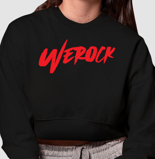 cropped moletom werock logow